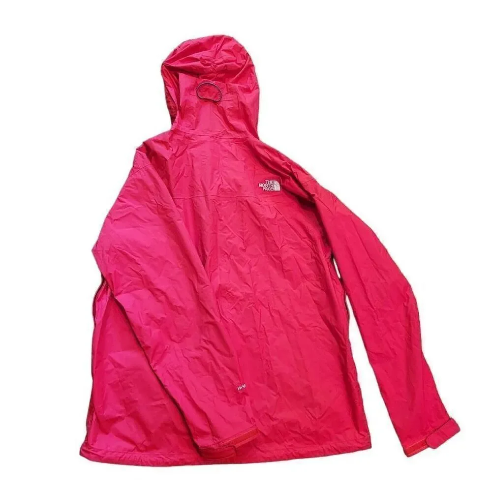 The North Face Venture Hyvent Rain Jacket Hiking Outdoors Red Men's XL - Picture 2 of 8